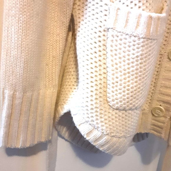 Victoria's Secret Cable Knit Cardigan Waist Tie Size L - Picture 9 of 12